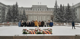 Посещение Мемориального комплекса "Вечный огонь".